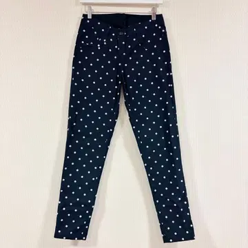 미쉘클랑 팬츠 리버서블 도트 무늬/블랙 [ g15 ]