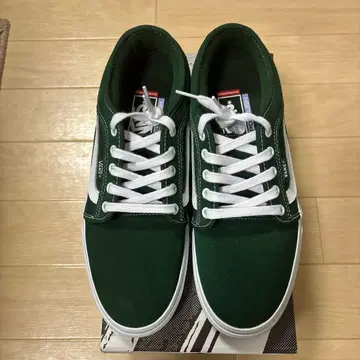 새상품 Vans chukka Low sid 다크 그린 27.5