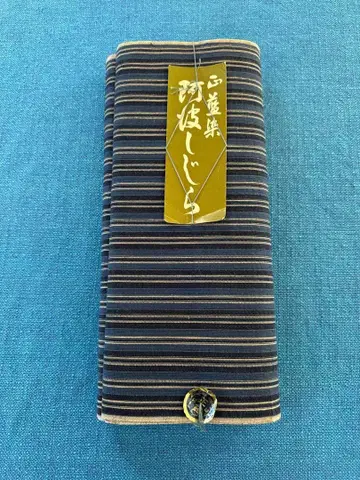 정네이비 나염 아와 시지라 옷감