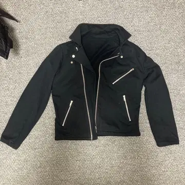 SHIPS 블랙 더블 라이더 자켓 M 사이즈