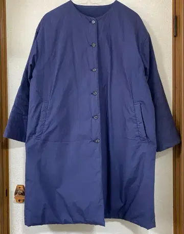 다운 코트 여성용 밝은 네이비