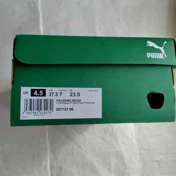 택 포함 미사용 PUMA PALERMO MODA 푸마 파렐모 23.5cm
