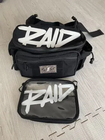 RAID 낚시용 가방 블랙 2세트