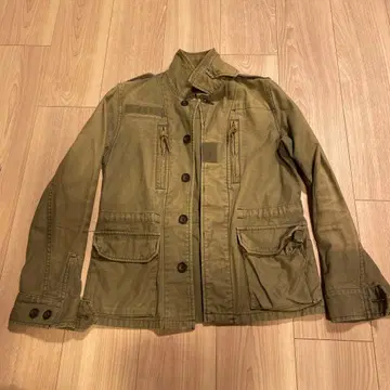 DELICIOUS 밀리터리 자켓 올리브 그린 01