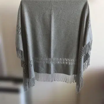 TAKASHIMAYA 그레이 특대 사이즈 캐시미어 스톨/숄 초대형