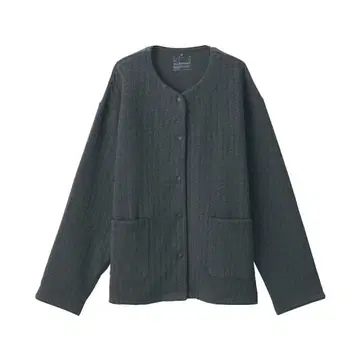 무인양품 여성 코튼 혼방 퀼트 가디건