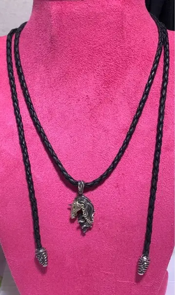 M.G.C. 로얄 호스 목걸이 펜던트 드래곤 마스크 실버 925