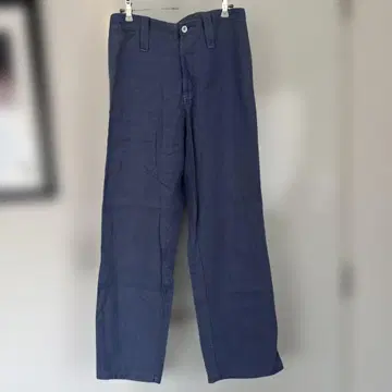 블루 린넨 팬츠 잉글랜드제