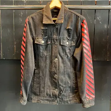 American Bazi 데미지 데님 자켓