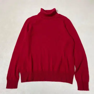 타카시마야 캐시미어 100 터틀넥 니트 L 루즈