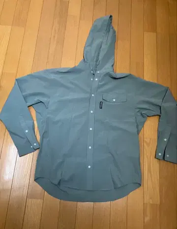 HOODED LONG SLEEVE SHIRT 남성용 S