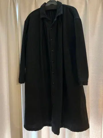 Cliptab 울 셔츠 롱 셔츠 원피스