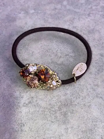 COMPLEX BIZ 컴플렉스 비즈 블라우스 키라키라 밴딩 참 포함