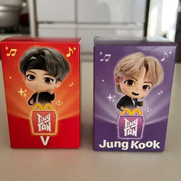 BTS 맥도날드 정국 V 태태 피규어 맥