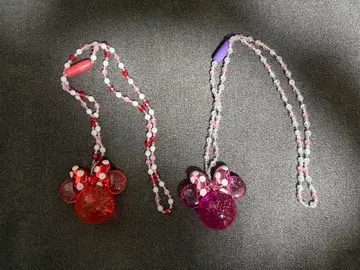 도쿄 디즈니랜드 미니 빛나는 라이트 펜던트 목걸이