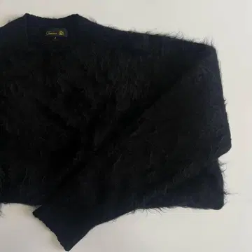 [ 새상품급 ] 드로어 캐시미어 퍼 크루넥 니트