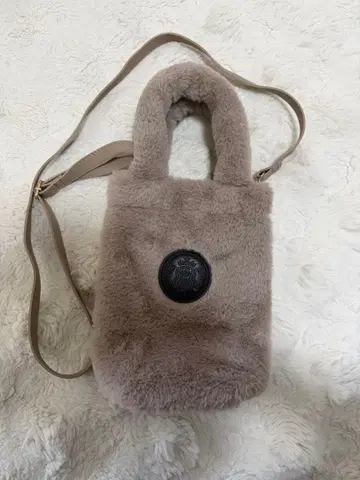 최저가! 스타벅스 퍼 숄더백 베이지