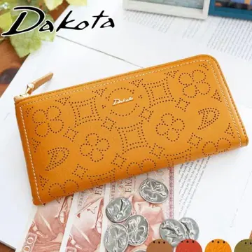 [ 새상품 ] Dakota 다코타 디클라세 장지갑 L자 지퍼 머스타드