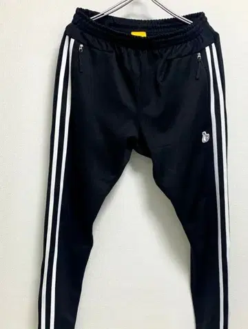 블랙 사이드 스트라이프 조거 팬츠 S