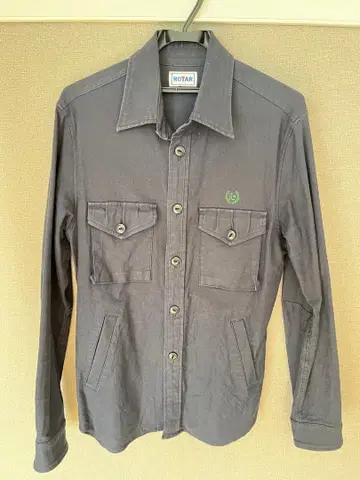 ROTAR 네이비 긴팔 셔츠 버튼 포켓