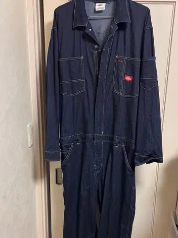 Dickies 오버롤 작업복 스트레치 데님