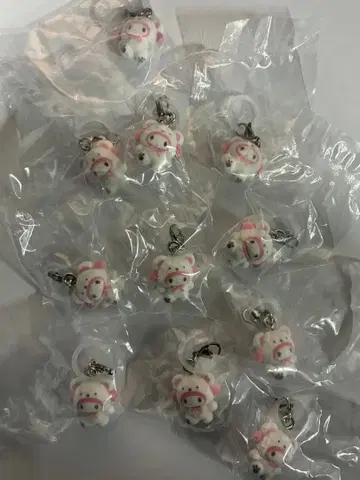 산리오 캐릭터즈 메지루시 액세서리 폭신폭신 스노우 가챠 마이멜로디