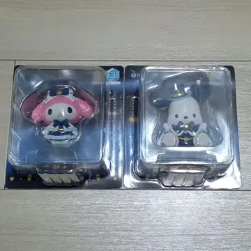 산리오 해피 복권 A상 피규어 마이멜로디 포차코 2종 세트