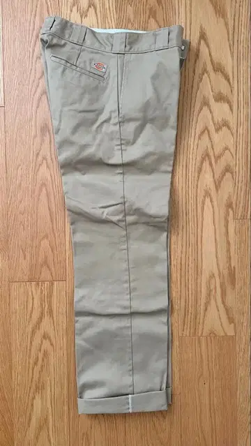 디키즈 사이즈 30 베이지 치노 팬츠 밑단 접힘