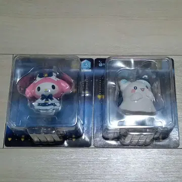 산리오 해피 복권 A상 피규어 마이멜로디 하나마루 유령 2종 세트