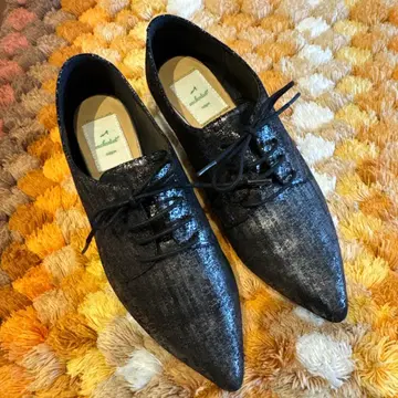 레이스업 스틸레토 신발 37