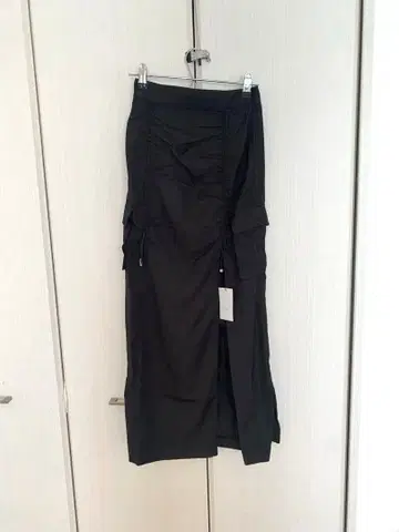 17HR 택 포함 슬릿 개더 스커트 17hr 세븐틴 워즈