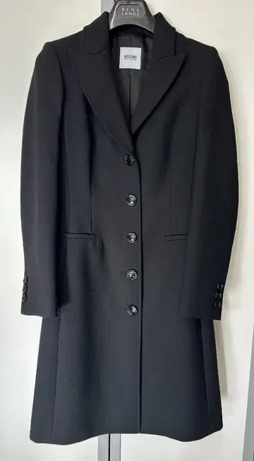 MOSCHINOCHEAPANDCHIC 백 셔링 디자인 코트