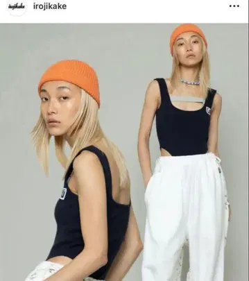 irojikake 네이비 탱크탑 S 사이즈