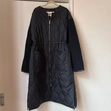 RAY BEAMS 롱 퀼팅 코트