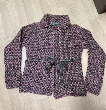 베네통 니트 가디건