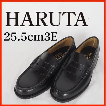 O6981*HARUTA*남성용 로퍼* 25.5cm3E*블랙