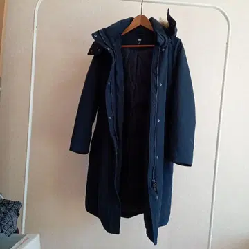 [ 시착만 한 상품 ] UNIQLO 하이브리드 다운 코트 퍼 포함