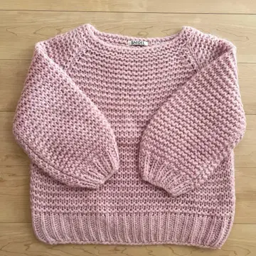 12/25까지 가격 인하 중 SNIDEL 굵은 니트 핑크