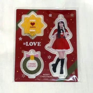 =LOVE 이코라부 오타니 에미리 아크릴 스탠드 산타 의상