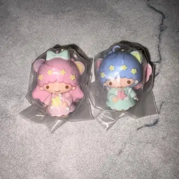 리틀트윈스타 시크릿 키링 별이 빛나는 밤의 엔젤 디자인 2종