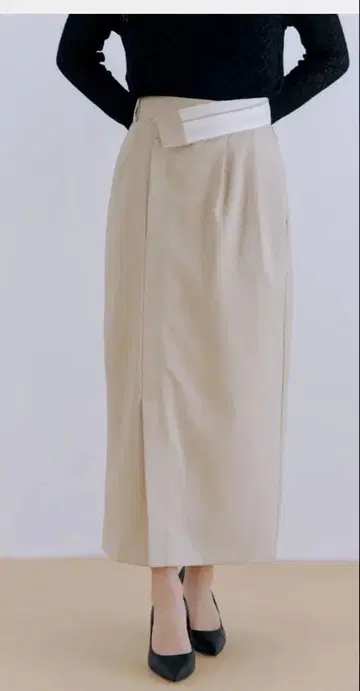 cohina 턴 업 I 라인 스커트 regular