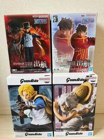 원피스 그란디스타 출항 루피 사보 4종 세트 묶음 판매
