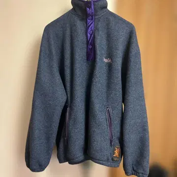 PowerTrick 그레이/퍼플 플리스 자켓