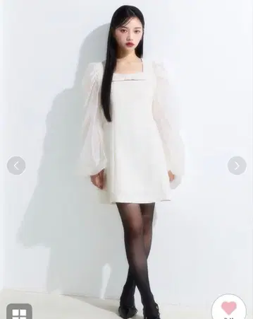 EIMY ISTOIRE 비쥬 슬리브 미니 원피스