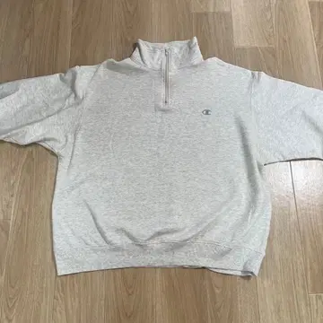 Champion 하프 지퍼 속기모 트레이닝복 그레이