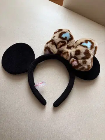 디즈니 리조트 레오파드 무늬 머리띠