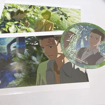 언어의 정원 엽서 콜라보 카페 코스터 신카이 마코토