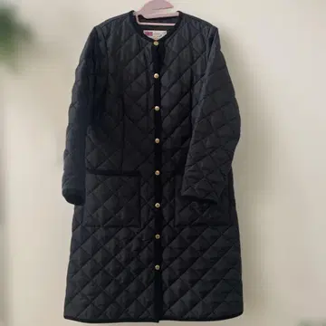 트래디셔널 웨더웨어 네이비 퀼팅 자켓 34