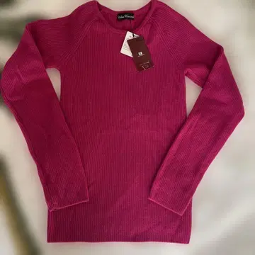 Urban Research 핑크 리브 니트 긴팔