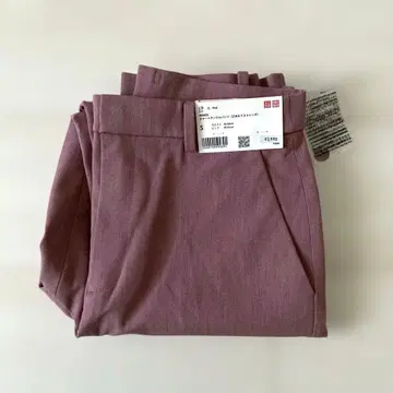 UNIQLO 스마트 앵클 팬츠 (2WAY 스트레치) 핑크 미사용 새상품